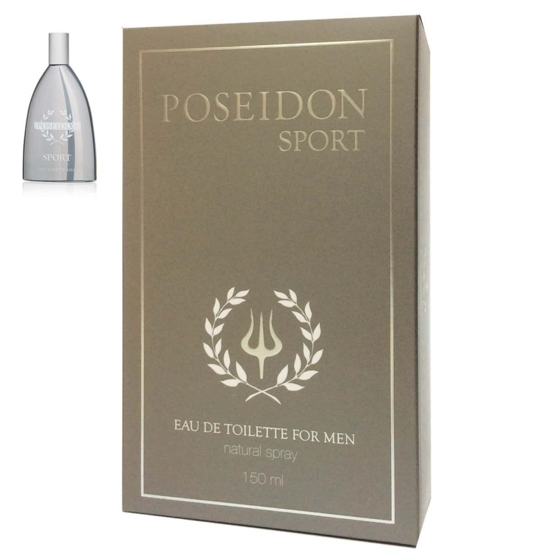 Poseidon Sport Eau de toilette para hombre, 150 ml Instituto Español. Regalos para caballeros.