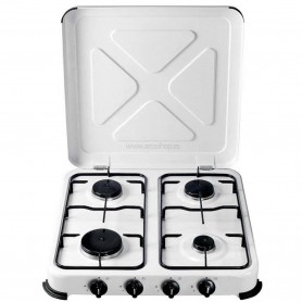 Cocina a Gas Portátiles de 4 Fuegos Vivahogar VH99262 50x50 cm aprox.