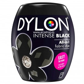 Tinte NEGRO DYLON POD con fijador Sal incluido y uso exclusivo en Lavadoras