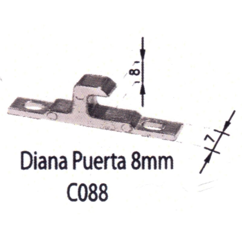 Contracierre Diana 8mm C088 Puertas - Ventanas 
