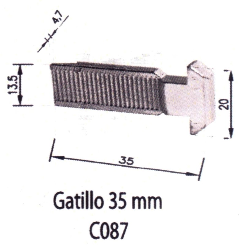 Gatillo 35mm C087 Puertas - Ventanas 