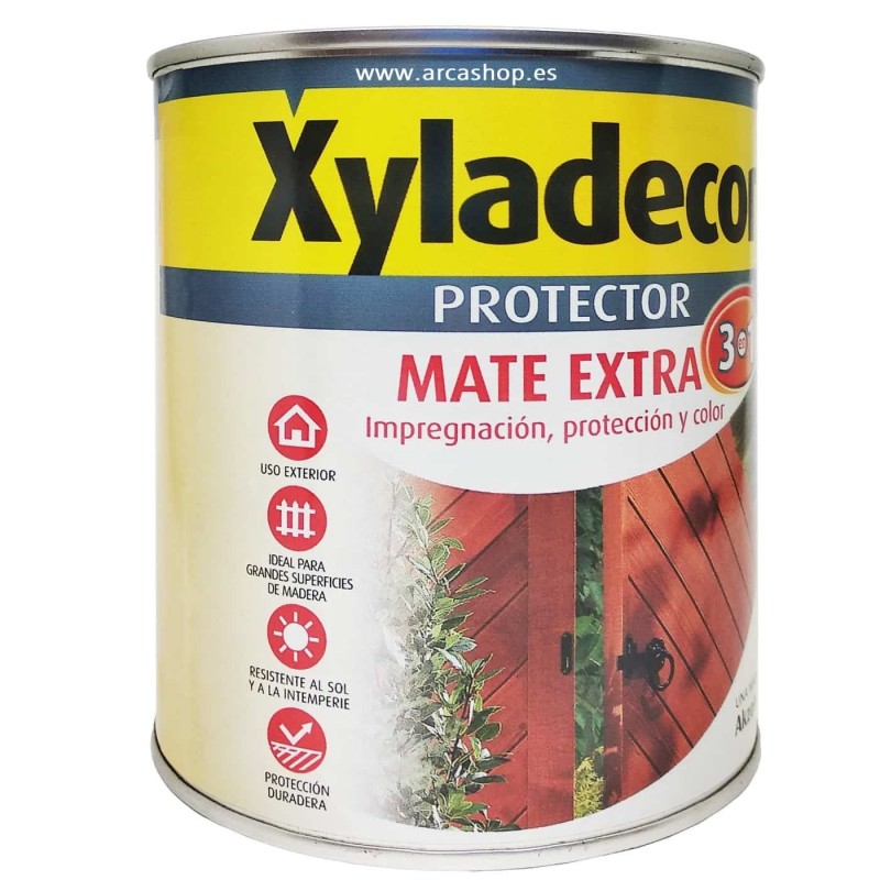 Protector Madera Exterior Mate Extra 3 en 1 Xyladecor 750 ml