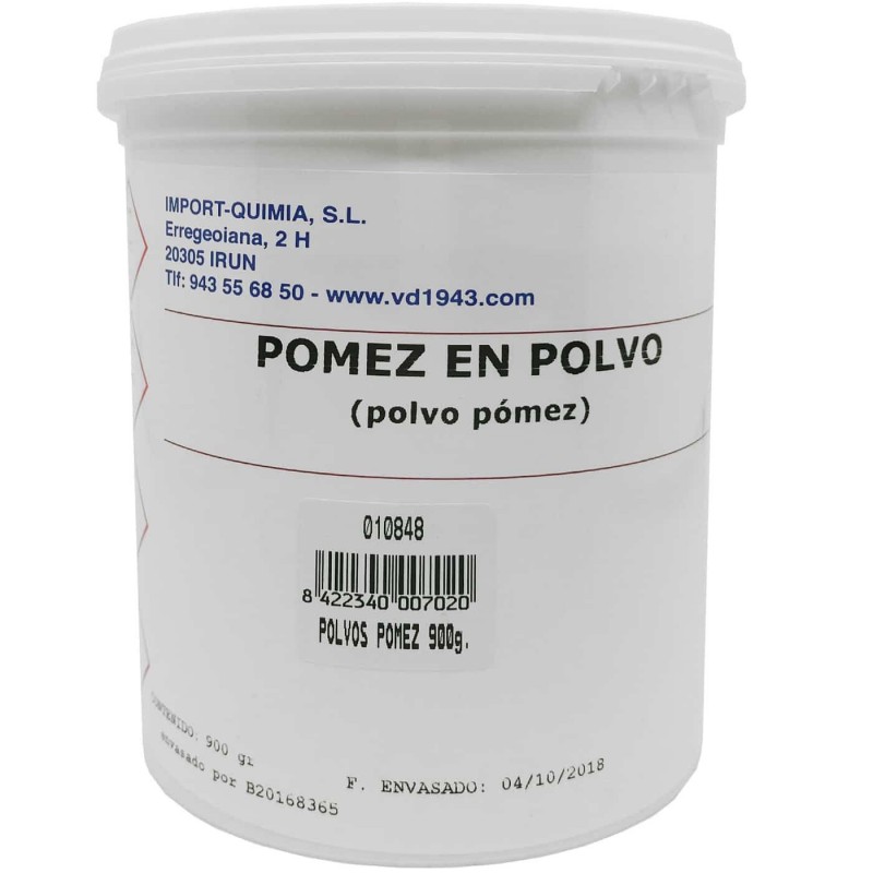 Piedra Pómez Polvo Import Quimia de 900 grs Dentistas Limpieza Bellas Artes