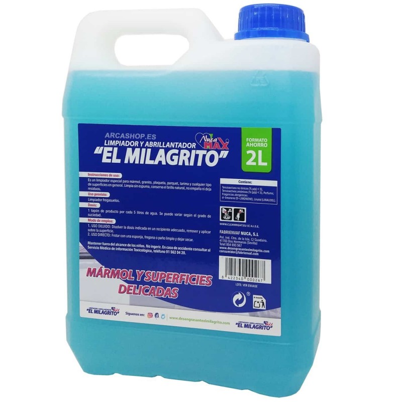 Limpiador Abrillantador EL MILAGRITO 2L