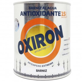 Oxiron Barniz Antioxidante  Al Agua de Titanlux. Barnizar Aluminio, hierro, acero, galvanizados.