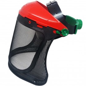 Protector Facial Rodeo 4360 Personna: Casco con malla metálica para proteger la cara en tareas de poda del jardín.