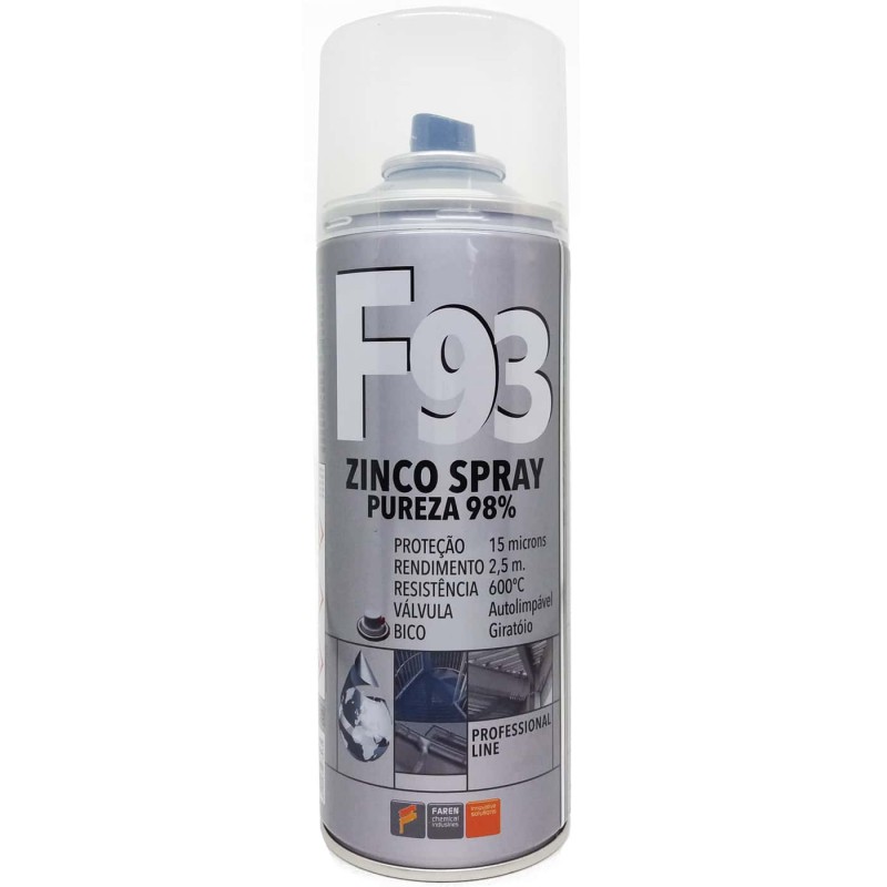 Zinc en Spray pintura en spray anticorrosiva F93 Zincados Faren