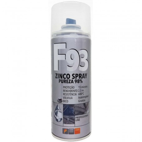 Zinc en Spray pintura en spray anticorrosiva F93 Zincados Faren, Spray de zinc bote 400 ml.