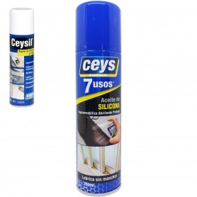 Aceite de Silicona de Ceys: abrillantador de calzados de piel, lubricante ventanas y puertas transparente.