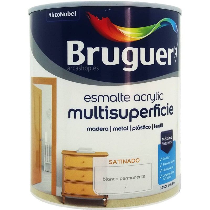 amistad ácido doble Bruguer Acrylic Esmalte Multisuperficie Brillante, Satinado o Mate.
