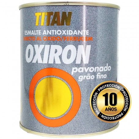 Oxiron Pavonado Titanlux Esmalte Antioxidante 750 ml y 4 litros.
