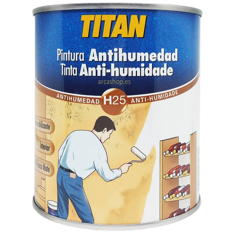 Pintura antimoho H22 de Titan antihunedad - Mejor precio online