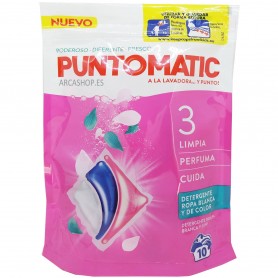 Cápsulas PuntoMatic Doble Acción,  detergente líquido en cápsulas para la lavadora y lavado de ropa.