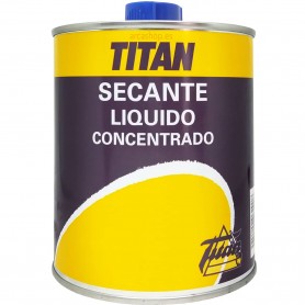 Secante Líquido Concentrado Titan para aceite de linaza, pinturas grasas, barnices y esmaltes sintéticos.