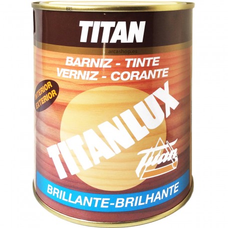 Barniz Tinte Titanlux acabado Brillante para maderas 750 ml