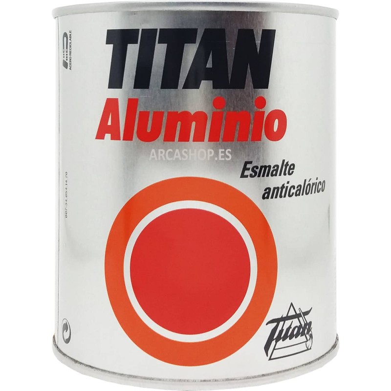 Esmalte Aluminio Anticalórico Titan, Esmalte interior e exterior elementos de calefacción.