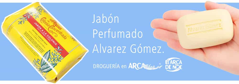 Jabón perfumado de baño y manos de avena, glicerina, aloe vera Alvarez Gómez.