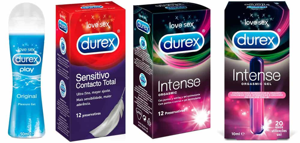 Preservativos Condones Lubricantes Gel DUREX