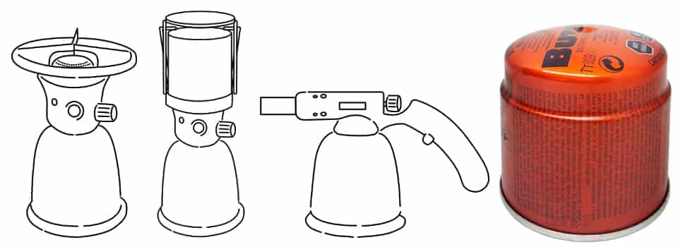 Cartucho de perforación Gas Butano de uso Universal para Camping y Playa (mod. B190), marca Butsir
