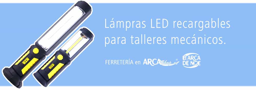 Lámparas Led de Taller Mecánico e inspección de coches NIVEL Recargables USB