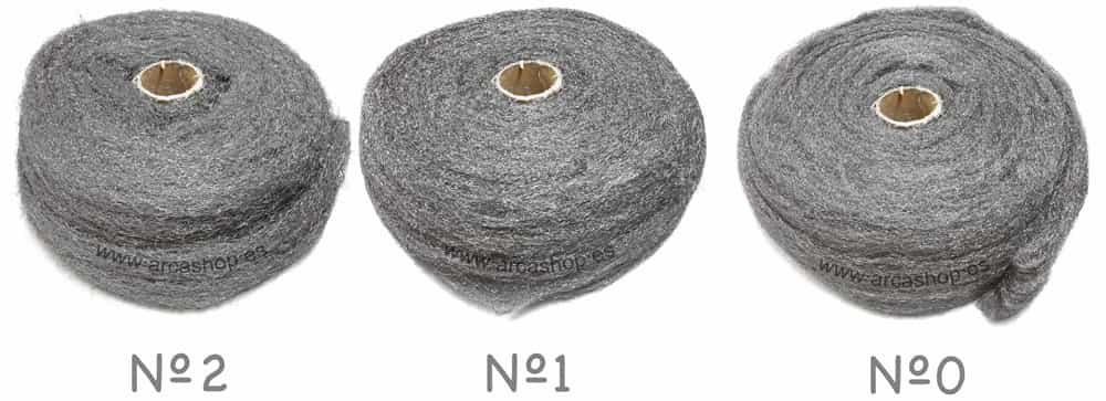 Bobina lana acero abrillantado y cristalizado de suelos. tamaño y precio profesional.