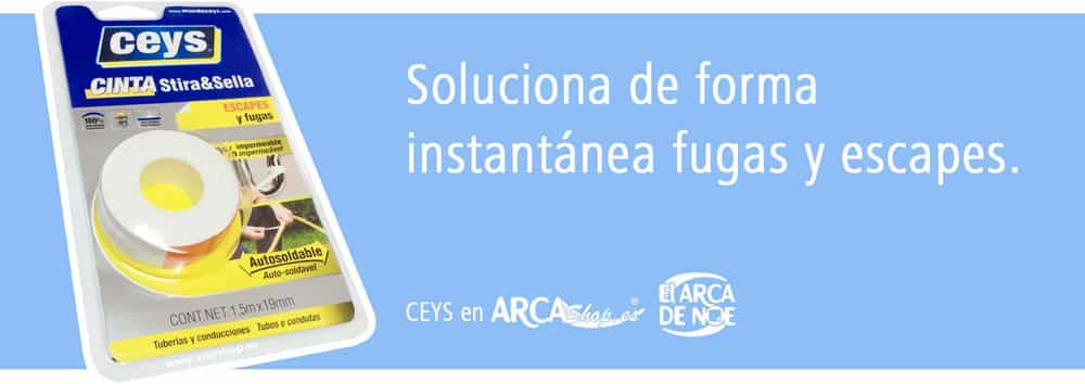 Ceys Vulcan Tape Nastro Gomma Per Tubi - 3m X 19mm - Bianco