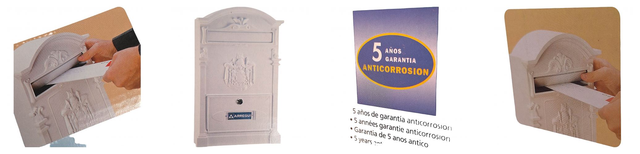 BUZON EXTERIOR MOD. RESIDENCIA ARREGUI 420 x 90 x 260 MM