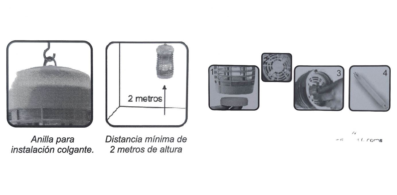 MATAINSECTOS DOMESTICO F. 13 W. 230V. REF. PEMAT13L