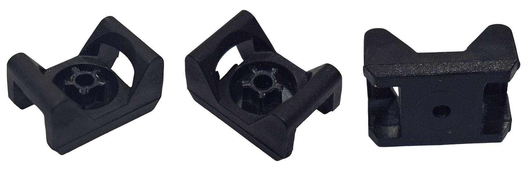 BASE DE EMBRIDAR NEGRA ATORNILLAR 2.2X1.5 COD. BBCN