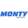 Monty Beach: Hamacas, Sillas, mesas camping y playa.