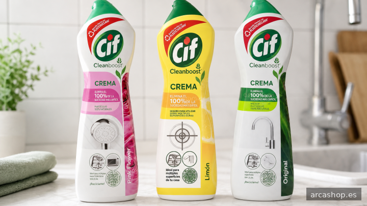CIF limpiadores en crema: cómo elegir según tus necesidades de limpieza
