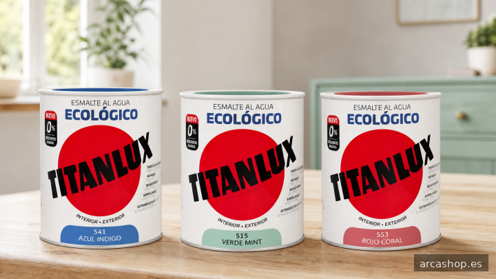 Esmaltes ecológicos Titanlux para acabados mate y satinado
