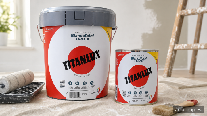 Cómo elegir pintura blanca mate para interiores y exteriores con Titanlux Blanco Total
