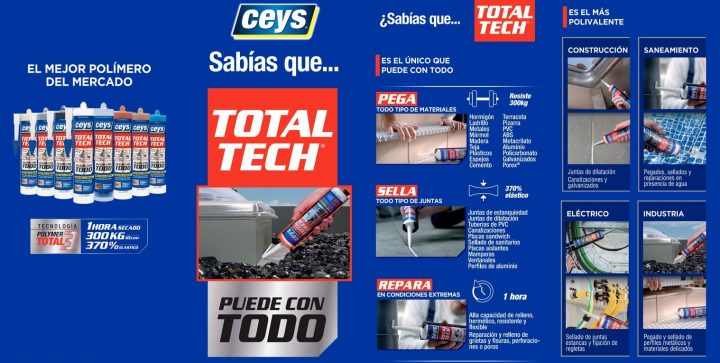 ¿Qué es el Adhesivo Sellador Total Tech Ceys?