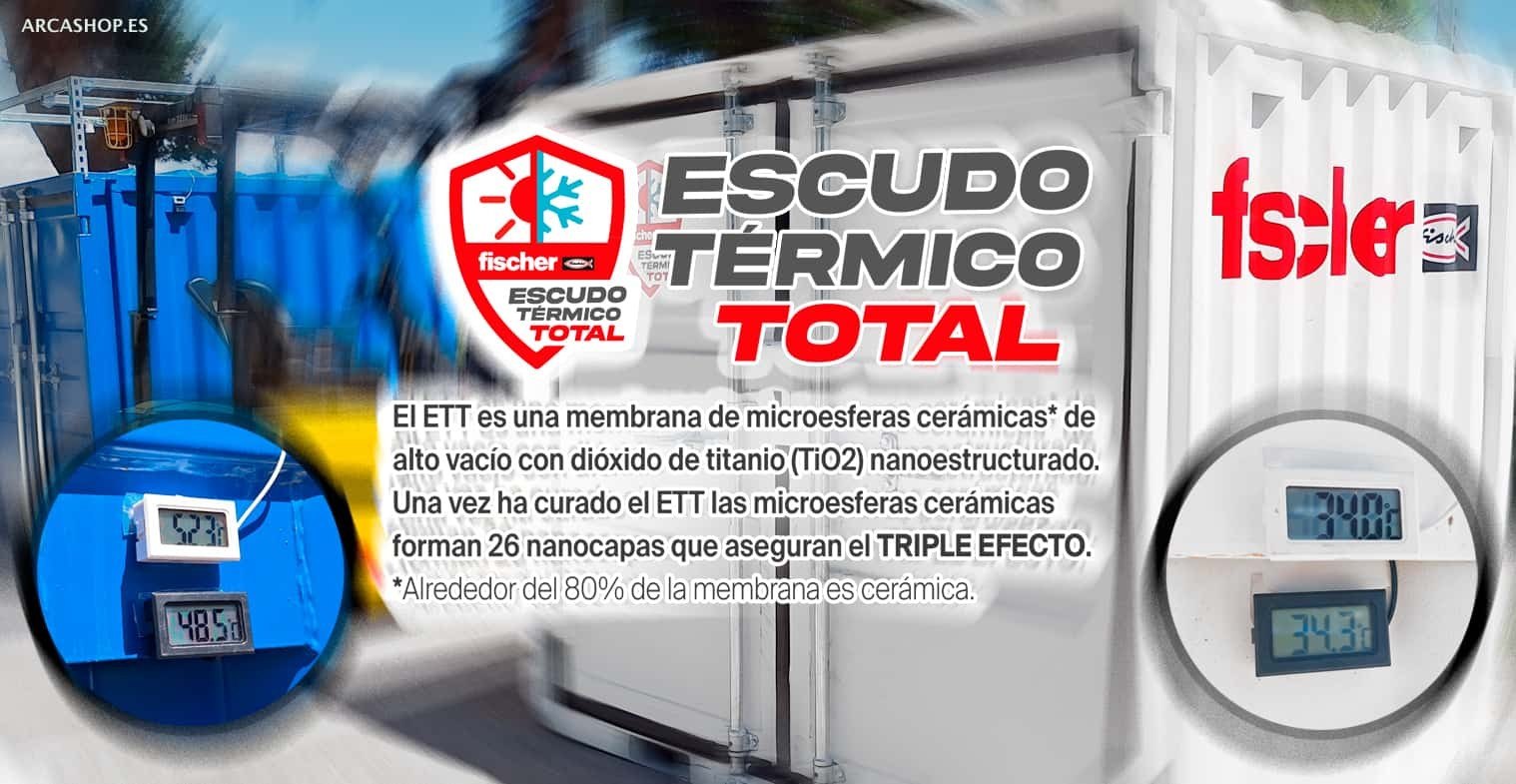 Fischer y la pintura - Escudo Térmico Total- , el protector térmico de fácil aplicación.